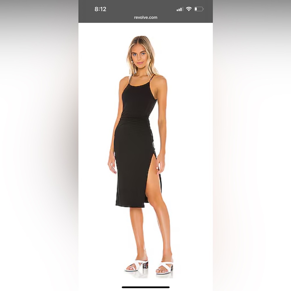 Kourt Ribbed Dress by Superdown / REVOLVE, Size Small